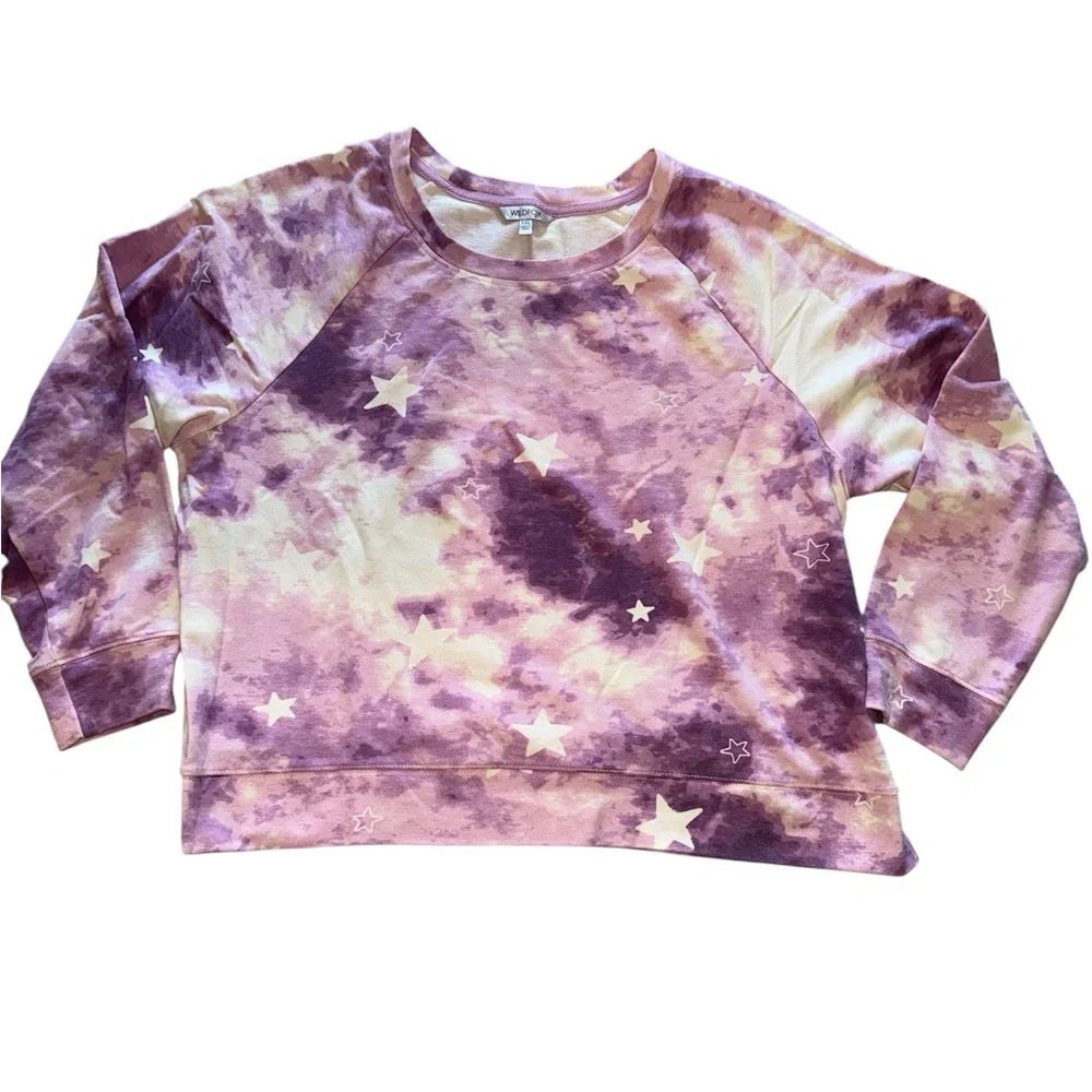 Wildfox Purple and White Tie-Dye and Stars Loungewear - Picture 10 of 11